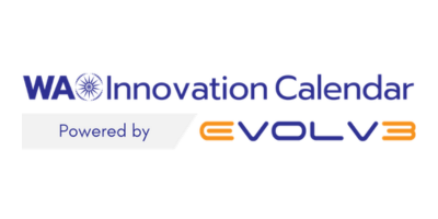 WA Innovation Calendar (powered by Evolv3) Logo - 400 x 200