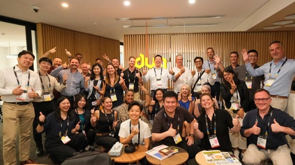 Group photo of the 2025 DUG Technologies tour