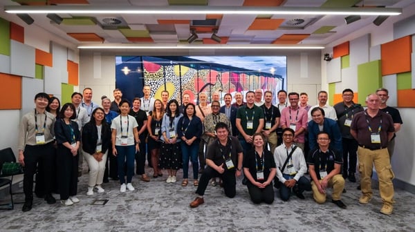 Group photo of the 2025 Pawsey Supercomputer tour